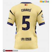 Moške Nogometnih dresov Barcelona Pau Cubarsi #5 Gostujoči 2025-26 Kratki rokavi